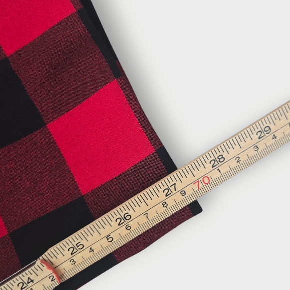 Old Navy Harper Cropped Pants Womens Size 18 Black Plaid Pockets 42x27 New - Picture 9 of 9